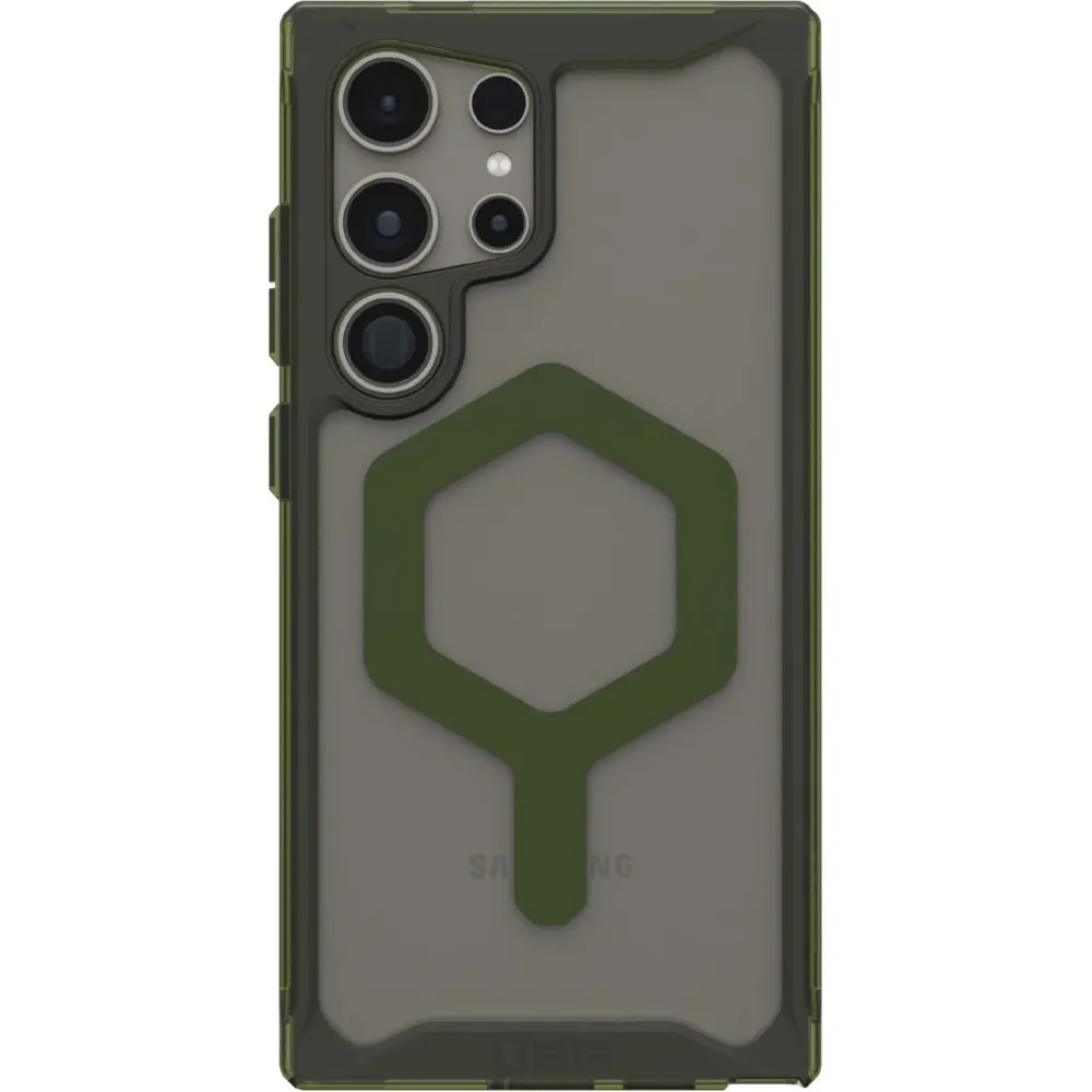 Etui ochronne na smartfon UAG Plyo Pro Magnet do Galaxy S24 Ultra z modułem magnetycznym 214431114372, Przezroczyste, Oliwkowe |