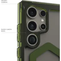 Etui ochronne na smartfon UAG Plyo Pro Magnet do Galaxy S24 Ultra z modułem magnetycznym 214431114372, Przezroczyste, Oliwkowe |