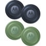 Lokalizator Motorola Moto Tag Bluetooth Tracker PG38C06062 - 4 sztuki, 2x Jade Green, 2x Starlight Blue