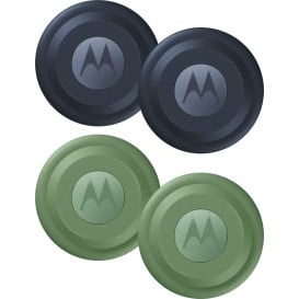 Lokalizator Motorola Moto Tag Bluetooth Tracker PG38C06062 - 4 sztuki, 2x Jade Green, 2x Starlight Blue