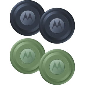 Lokalizator Motorola Moto Tag Bluetooth Tracker PG38C06062 - 4 sztuki, 2x Jade Green, 2x Starlight Blue