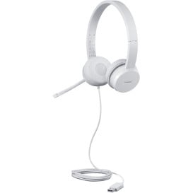 Zestaw słuchawkowy Lenovo 110 Stereo USB Headset GXD1E71385 - Biały