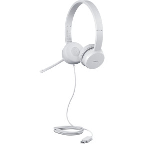Zestaw słuchawkowy Lenovo 110 Stereo USB Headset GXD1E71385 - Biały
