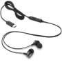 Słuchawki douszne Lenovo USB-C Wired In-Ear Headphones 4XD1J77351 - Czarne