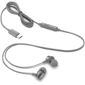 Słuchawki douszne Lenovo 300 USB-C Wired In-Ear Headphones GXD1J77353 - Szare