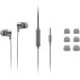 Słuchawki douszne Lenovo 110 Analog In-Ear Headphones GXD1J77354 - Szare