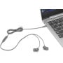 Słuchawki douszne Lenovo 110 Analog In-Ear Headphones GXD1J77354 - Szare