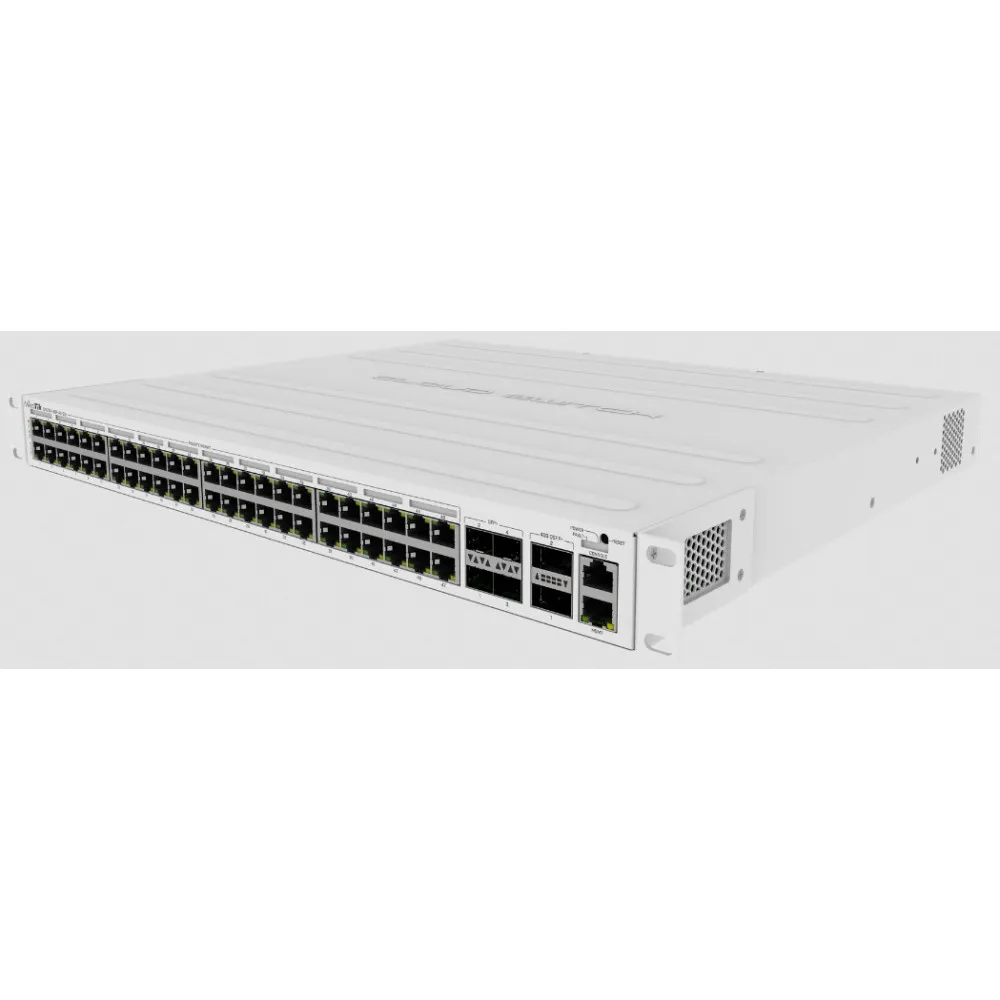 Switch zarządzalny MikroTik CRS354-48P-4S+2Q+RM, 48x 100|1000Mbps RJ45, 4x 10GbE SFP+, 2x 40GbE QSFP+, PoE+ 700W | Sklep ITnes.p