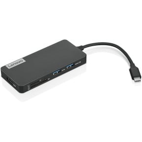 Replikator portów Lenovo USB-C 7-in-1 Hub GX90T77924 - 2x USB-A 3.0, 1x USB 2.0, 1x HDMI 1.4, 1x USB-C, Czytniki TF i SD