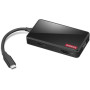 Replikator portów Lenovo 100 USB-C Travel Dock GX91M73945 - 1x HDMI, 1x VGA, 3x USB-A, 1x USB-C, Czarny