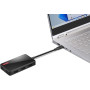 Replikator portów Lenovo 100 USB-C Travel Dock GX91M73945 - 1x HDMI, 1x VGA, 3x USB-A, 1x USB-C, Czarny
