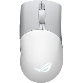 Mysz bezprzewodowa ASUS ROG Keris Wireless AimPoint Gaming Mouse 90MP02V0-BMUA10 - RF, By, USB-C, Optyczny 36000 DPI, Biała