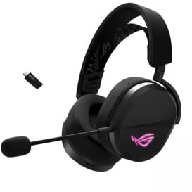 Zestaw słuchawkowy ASUS ROG Pelta 90YH0410-BHUA00 - Wireless 2.4GHz, BT, USB-C, Czarne