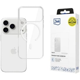Etui na smartfon 3mk Armor MagCase do iPhone 17 Pro Max 3M008421 - Przezroczyste