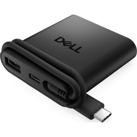 Koncentrator podróżny USB-C 4w1 Dell Pro DA225 470-BFBN - 2x USB-C 3.2 Gen2, 1x USB-A 3.2 Gen2, 1x HDMI 2.0b