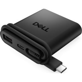 Koncentrator podróżny USB-C 4w1 Dell Pro DA225 470-BFBN - 2x USB-C 3.2 Gen2, 1x USB-A 3.2 Gen2, 1x HDMI 2.0b