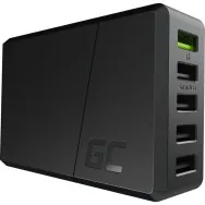 Ładowarka sieciowa Green Cell ChargeSource 5 5x USB-A 52W - Czarna - CHARGC05 | Sklep ITnes.pl - IT for BUSINESS
