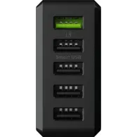 Ładowarka sieciowa Green Cell ChargeSource 5 5x USB-A 52W - Czarna - CHARGC05 | Sklep ITnes.pl - IT for BUSINESS