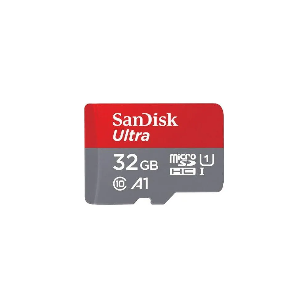 Karta SanDisk Ultra MicroSDHC 32 GB Class 10 UHS-I/U1 A1 + adapter SDSQUA4-032G-GN6MA - Czerwona, Szara | Sklep ITnes.pl - IT fo