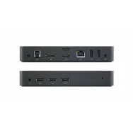 Replikator portów Dell USB 3.0 Ultra HD D3100 452-BBOT, 1 x DP, 3 x USB 3.0, 2 x HDMI, 1 x RJ-45, 2 x USB 2.0, Czarny | Sklep IT