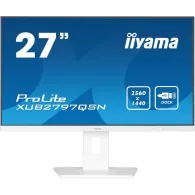 Monitor iiyama ProLite XUB2797QSN-W1, 27", 2560x1440 (QHD), 100Hz, IPS, 1 ms, pivot, Biały | Sklep ITnes.pl, IT for BUSINESS