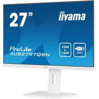 Monitor iiyama ProLite XUB2797QSN-W1, 27", 2560x1440 (QHD), 100Hz, IPS, 1 ms, pivot, Biały | Sklep ITnes.pl, IT for BUSINESS