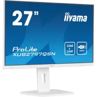 Monitor iiyama ProLite XUB2797QSN-W1, 27", 2560x1440 (QHD), 100Hz, IPS, 1 ms, pivot, Biały | Sklep ITnes.pl, IT for BUSINESS
