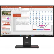 Monitor Lenovo ThinkVision 64A5ZAT6EU, 27", 1920x1080 (FHD), 48Hz-120Hz, IPS, 6 ms, pivot, kamera, USB-C, Czarny | Sklep ITnes.p