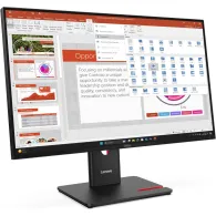 Monitor Lenovo ThinkVision 64A5ZAT6EU, 27", 1920x1080 (FHD), 48Hz-120Hz, IPS, 6 ms, pivot, kamera, USB-C, Czarny | Sklep ITnes.p