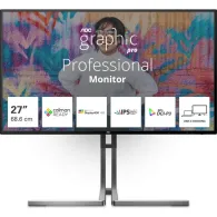 Monitor AOC U27U3CV, 27", 3840x2160 (4K), 60Hz, nanoIPS, HDR, 4 ms, pivot, USB-C, Czarny | Sklep ITnes.pl, IT for BUSINESS