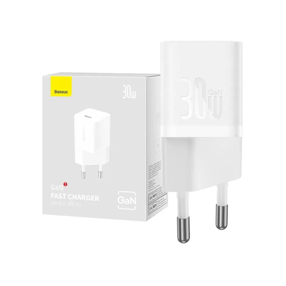 Ładowarka sieciowa Baseus GaN5 30W Mini CCGN070502 - Biała