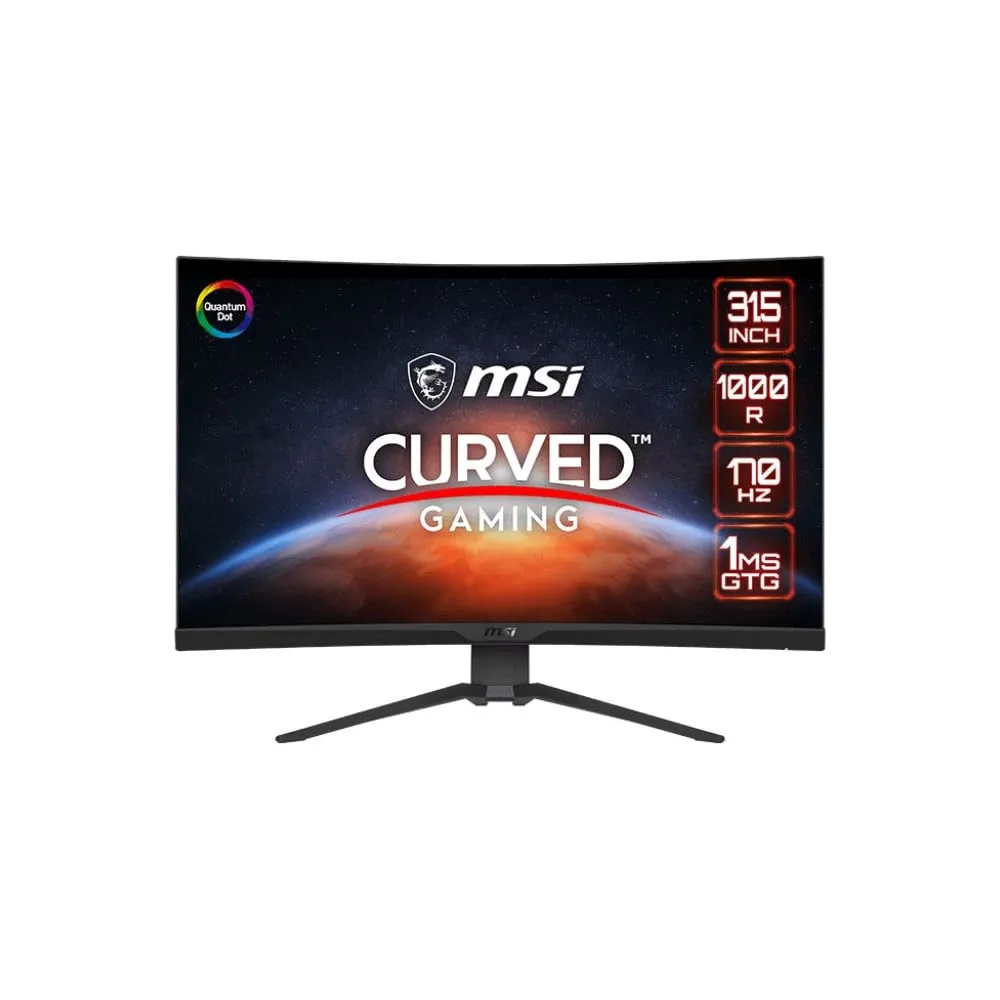Monitor MSI MAG 325CQRF QD, 31,5", 2560x1440 (QHD), 170Hz, zakrzywiony, VA, 1 ms, Czarny | Sklep ITnes.pl, IT for BUSINESS