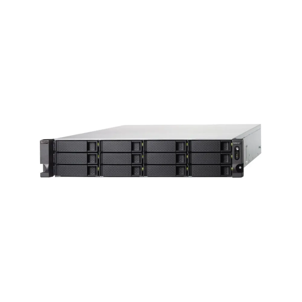 Zdjęcie produktu Serwer NAS QNAP Rack TS-H1283XU-RP-E2136-UMW - Rack (1U)/Intel Xeon E-2136/32 GB RAM/96 TB/12 wnęk/hot-swap/3 lata Carry-in