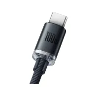 Kabel Baseus USB-C do USB-A CAJY000401, USB 2.0, PD 100W, 1,2 m, Czarny | Sklep ITnes.pl, IT for BUSINESS