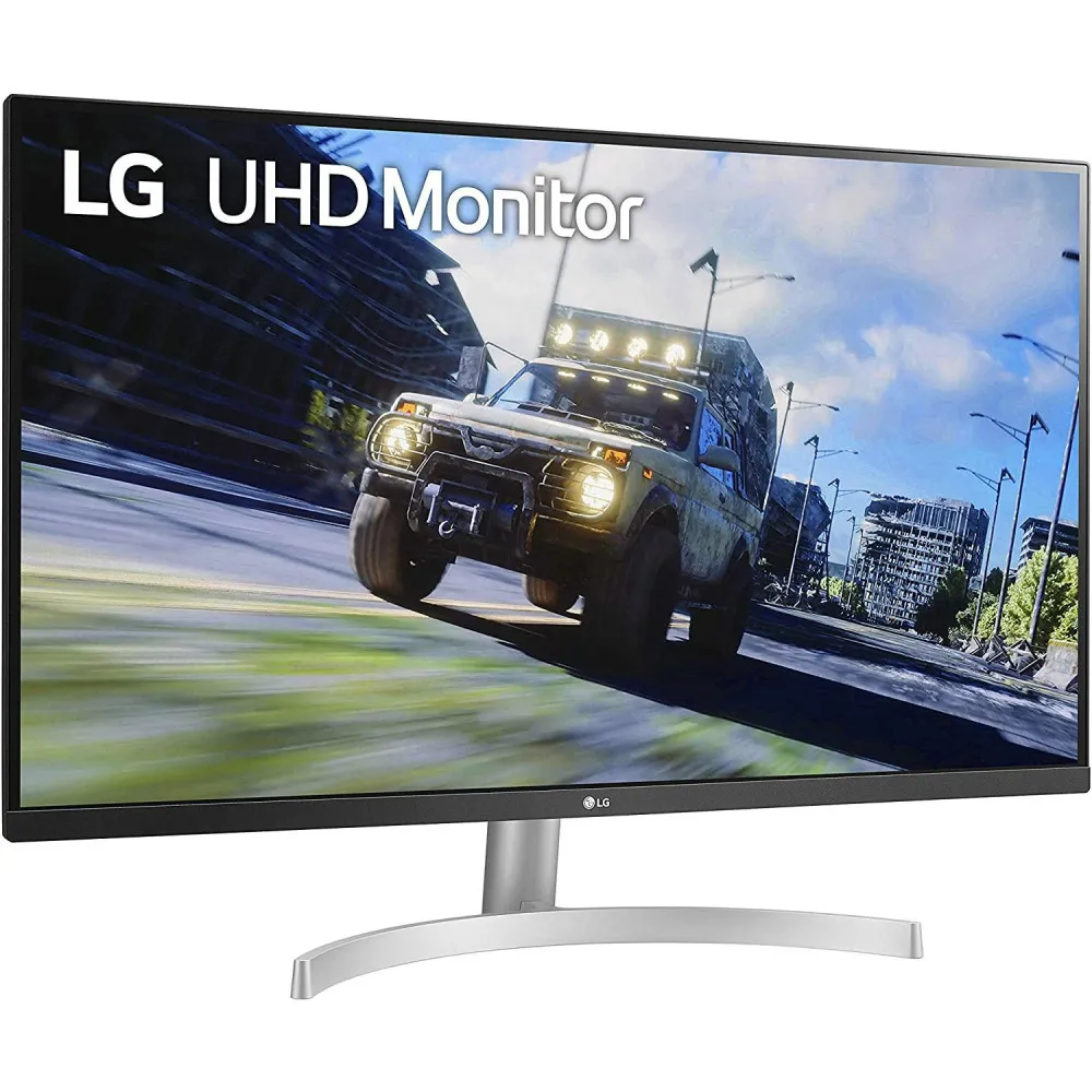 Monitor LG 32UN500-W - 32"/3840x2160 (4K)/60Hz/VA/FreeSync/4 ms/Biały