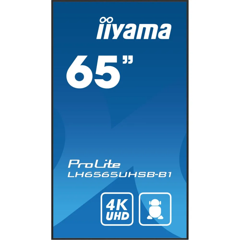 Zdjęcie produktu Monitor iiyama ProLite LH6565UHSB-B1 - 64,5"/3840x2160 (4K)/IPS/8 ms/Czarny