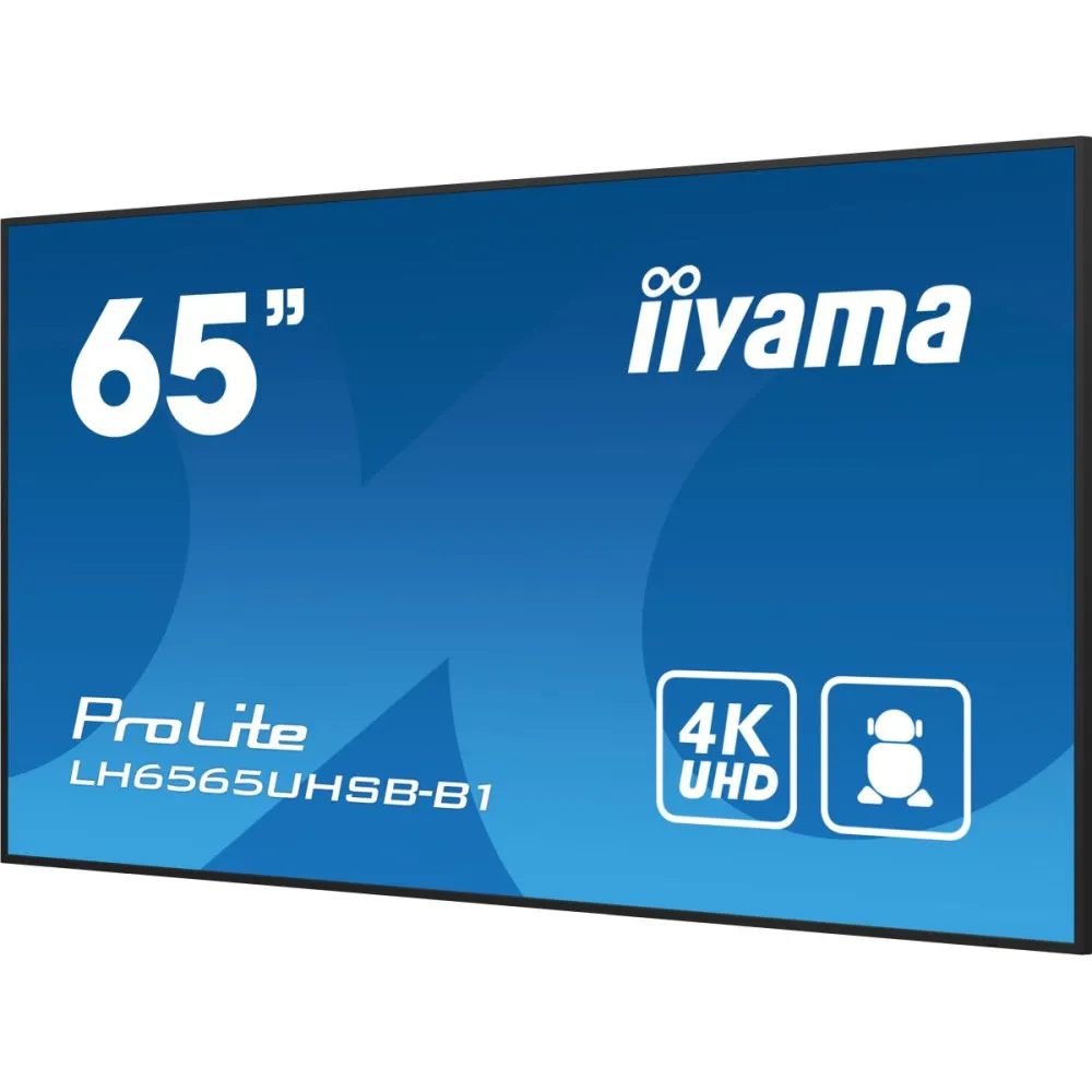 Monitor iiyama ProLite LH6565UHSB-B1 - 64,5"/3840x2160 (4K)/IPS/8 ms/Czarny - zdjęcie