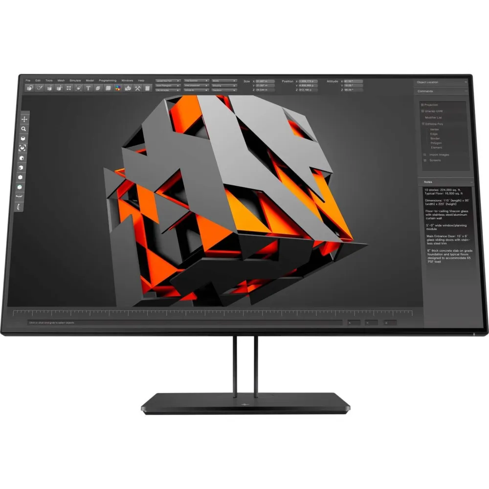 Monitor HP Z32 1AA81A4, 31,5", 3840x2160 (4K), 60Hz, IPS, 14 ms, pivot, USB-C, Czarny | Sklep ITnes.pl, IT for BUSINESS