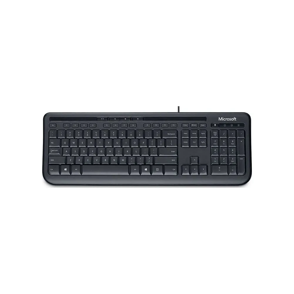 Klawiatura przewodowa Microsoft Wired Keyboard 600 - Czarna - ANB-00019 | Sklep ITnes.pl - IT for BUSINESS