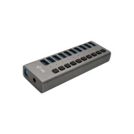 Hub i-tec USB 3.0 48 W U3CHARGEHUB10, 10 portów, Kolor grafitowy | Sklep ITnes.pl, IT for BUSINESS