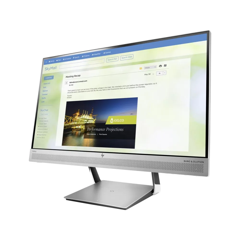 Monitor HP EliteDisplay S240uw T7B66AA - 23,8"/2560x1440 (QHD)/75Hz/IPS/5 ms/USB-C/Czarno-srebrny