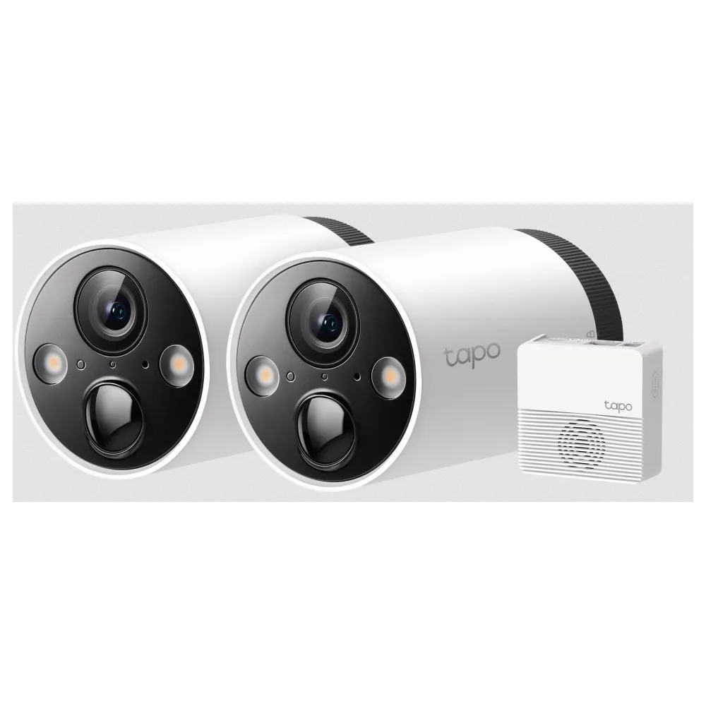 Kamera IP zewnętrzna TP-Link TAPO C420S2 - 4Mpx, Wi-Fi, zasilana z baterii - do 180 dni, zestaw 2 kamer