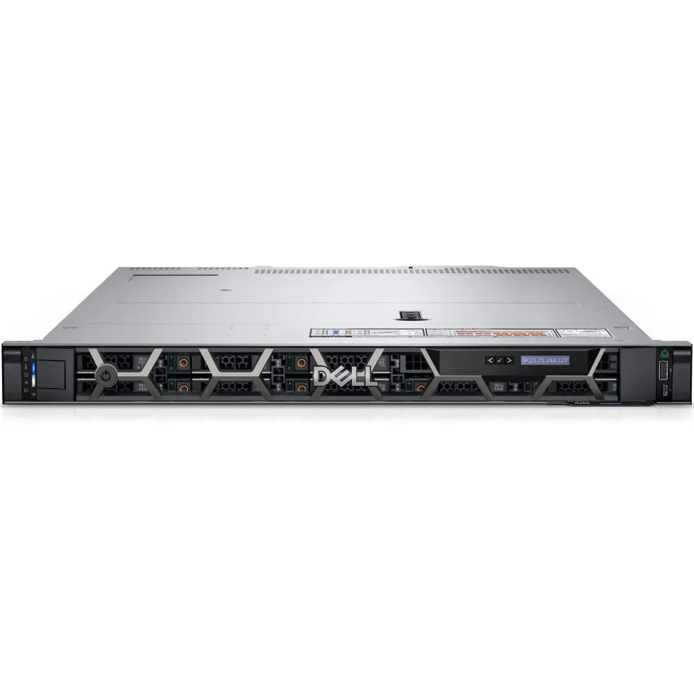 Serwer Dell PowerEdge R450 PER45010AWSTD2022, Rack (1U), Intel Xeon Scalable 4310, 16GB, 1x(1x480GB), 1xLAN, 3OS, WinSrv 22 Std 