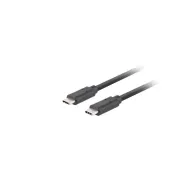 Kabel Lanberg USB-C 3.1 Gen 2 CA-CMCM-32CU-0005-BK, 10Gb, s, PD 100W, 50 cm, Czarny | Sklep ITnes.pl, IT for BUSINESS