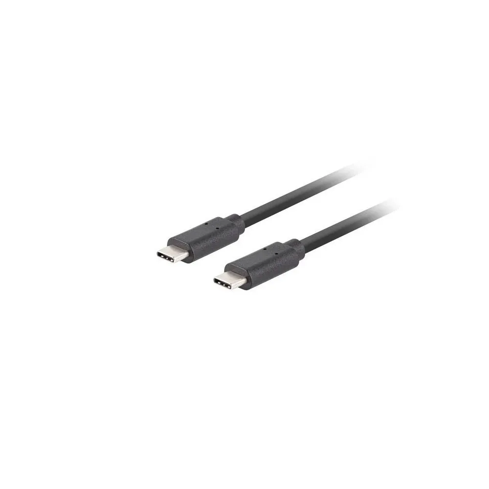 Kabel Lanberg USB-C 3.1 Gen 2 CA-CMCM-32CU-0005-BK, 10Gb, s, PD 100W, 50 cm, Czarny | Sklep ITnes.pl, IT for BUSINESS Kabel Lanberg USB-C 3.1 Gen 2 CA-CMCM-32CU-0005-BK, 10Gb, s, PD 100W, 50 cm, Czarny | Sklep ITnes.pl, IT for BUSINESS