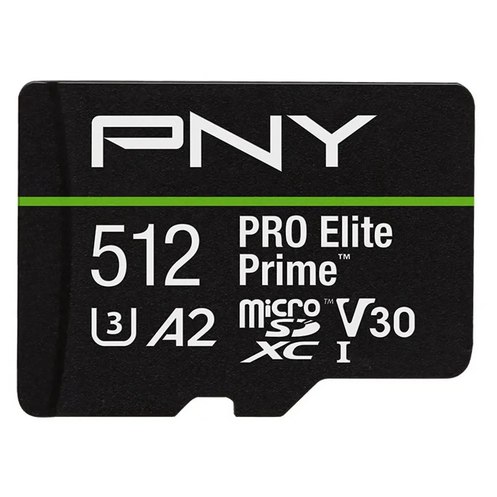 Karta pamięci PNY PRO Elite Prime 512GB P-SDU512V32200PEP-GE - Adapter SD, UHS-I, Class 10, U3, V30
