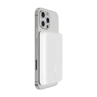 Power bank Belkin Magnetic Wireless Power Bank 2500 mAh BPD002BTWH - Biały - BPD002BTWH | Sklep ITnes.pl - IT for BUSINESS