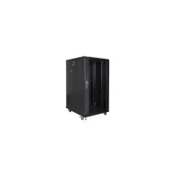 Szafa rack 19" 22U Lanberg FF01-6822-12B, 600 x 800 x 1159 mm, drzwi szklane | Sklep ITnes.pl, IT for BUSINESS