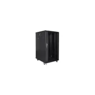 Szafa rack 19" 22U Lanberg FF01-6822-12B, 600 x 800 x 1159 mm, drzwi szklane | Sklep ITnes.pl, IT for BUSINESS