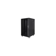 Szafa rack 19" 22U Lanberg FF01-6822-12B, 600 x 800 x 1159 mm, drzwi szklane | Sklep ITnes.pl, IT for BUSINESS